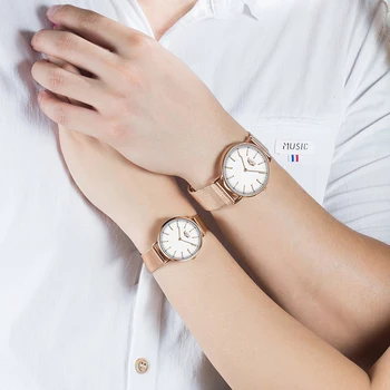 2020 LIGE Originalus prekių Pora, Žiūrėti Vyrai Žiūrėti Moterų Nerūdijančio Plieno Mados Poros Laikrodžiai Laikrodis reloj hombre reloj mujer montre