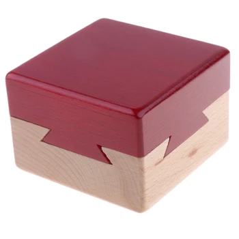 Magija Medinė Dėlionė Užraktas Puzzle Box Paslaptis, Medienos dėžė Švietimo Žaislai IQ Mokymo Dovana Vaikams