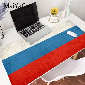 MaiYaCa rusijos vėliava Anti-Slip Patvarus Gumos Computermats Žaidimų Priedai Kilimėlis Pelę, Kilimėlį, Klaviatūrą xxl Pelės Mygtukai Žaidimas