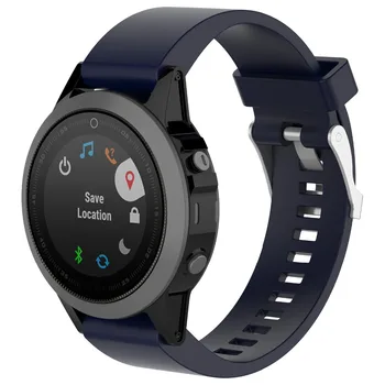 Garmin Fenix5S Smartwatch Sporto Žiūrėti Dirželis su Silikono Juosta Garmin Fenix 5S / Plus, Smart Žiūrėti Metalo Apyrankės Užsegimas Intervalai