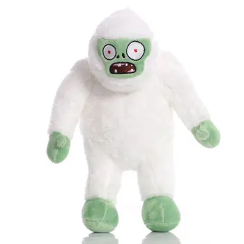 Naujausias 30cm 12inch Augalai Vs Zombies PVZ Sniego Zombie Pliušinis Žaislas, Minkšti Kimštiniai Lėlės Vaikams Dovanų