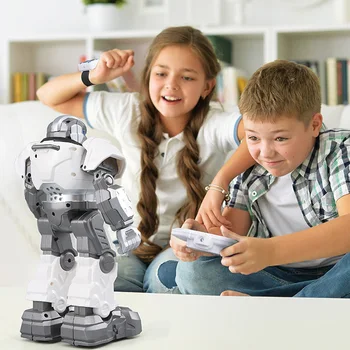 JJR/C JJRC R5 RC Robotas CADY WILI SmartWatch Pažangi Programavimo Švietimo Muzikos, Šokių Robotai Auto Atlikite Gestų Kontrolės Žaislai