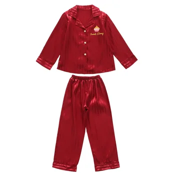 Vaikai Pižama Nustatyti 2020 M. Rudenį Ledo Šilko Dryžuotas Vaikai Pižamos Mergaitėms Sleepwear Vaikai Komplektus Homewear 8 10 Metų Pijamas Berniukai