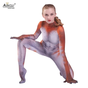 Moterų Predator Kostiumas 3D Spausdinimo Modelis Suaugusiųjų Bodysuit Kostiumas Vaikas Jumpsuits Stacy Cosplay Helovinas Šalis Zentai Kostiumas