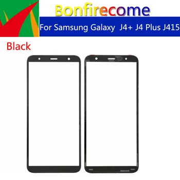 10vnt\daug Touchsceen Samsung Galaxy J4+ J4 Plius J415 J415F J415DS Priekinės Stiklo Jutiklinis Ekranas Objektyvo Pakeitimas 6.0 colių