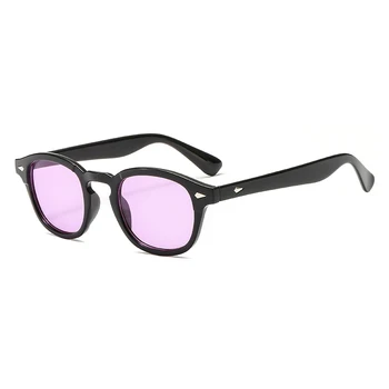 2020 Retro Apvalūs Akiniai nuo saulės Vyrams Klasikiniai Prekės ženklo Mados Mažos Kniedės Saulės Akiniai Moterų Kietas UV400 oculos gafas de sol hombre