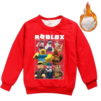Roblox Vaikų Palaidinės Vaikas, Berniukas, Mergaitė Animaciją Žiemos Paltai Unisex Medvilnės Puloveriai Striukė ilgomis Rankovėmis T-shirt Kalėdų Dovana