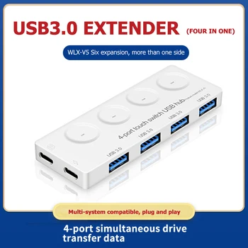 AIXXCO USB 3.0 HUB Multi USB Skirstytuvo 3 USB3.0 2.0 Prievadas su Tipas-c Mokestį už 