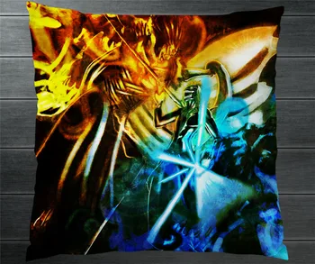 Anime BLEACH Kurosaki Ichigo Fanart 40*40cm Dviejų Šoninių Užvalkalas Pagalvė Padengti Cosplay Otaku Dovana LOVA/SOFA/AUTOMOBILIŲ Puošimas P16