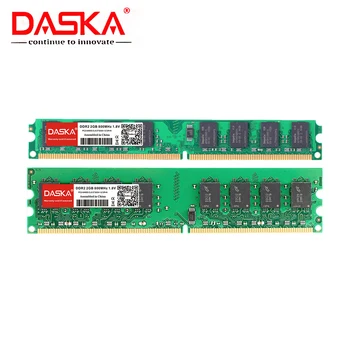 DASKA 4G 4GB(2GBX2pcs) DDR2 pc2 6400 800Mhz Už Desktop PC pc2-6400 ddr2 667 MHZ (intel, amd) Aukštos Suderinama