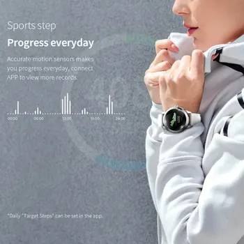 IP68 Vandeniui Smart Watch Moterų Fitneso Apyrankę Širdies ritmo Miego Stebėti Smartwatch 