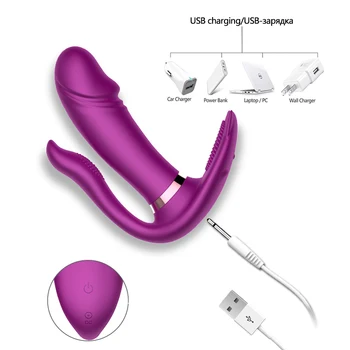 Nešiojami Drugelis Dildo Vibratorius Moterims G Spot Klitorio Stimuliatorius Belaidžio Nuotolinio Valdymo Sekso žaislai Moteris Suaugusiųjų Pora