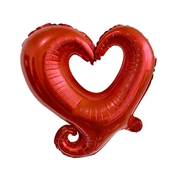 50pcs/daug 18inch Kablys Širdies Formos Balionai Helio Balionas Vestuvių Valentino Diena Reikmenys Gimtadienio Apdailos Širdies Folija