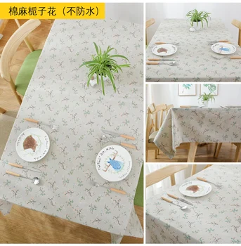 Paprasta Šiaurės sielovados grotelės vandeniui kavos stalo staltiesė audinio medvilnės mažų šviežių stalo staltiesė kilimėlis