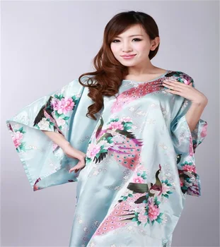 Nemokamas Pristatymas Burgundijos Chalatas Kinijos Moterų Šilko, Viskozės Chalatas Kimono Suknelė povas Vienas Dydis Trylika Spalvų Didmeninės