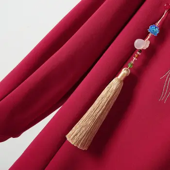 2020 M. Rudenį & Žiemos Naujas Kašmyro High Waisted Slim Paprasta Raudona Plius Dydis Atsitiktinis Moterų Kinų Stiliaus Megztinis Suknelė Nemokamas Pristatymas
