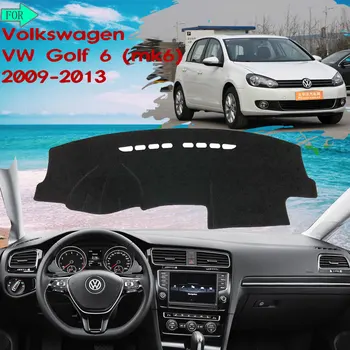 Volkswagen VW Golf 6 MK6 2009 M.~2013 5K 2010 m. 2011 m. 2012 prietaisų Skydelio Kilimėlis Kilimas Padengti Apsaugine Išvengti Šviesos skėtį nuo saulės, Automobilio Aksesuarai