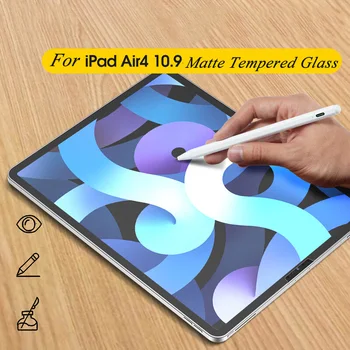 Apple iPad 4 Oro 2020 10.9' 2.5 D Visiškai Padengti Matiniu Matinio Grūdinto Stiklo iPad Air4 10.9 Screen Protector Apsauginė Plėvelė