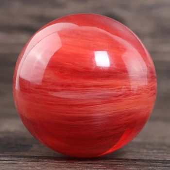 100mm Azija, raudonasis kvarcas kamuolys aukštos kokybės feng shui namų puošybai kamuolys pageidaujamą