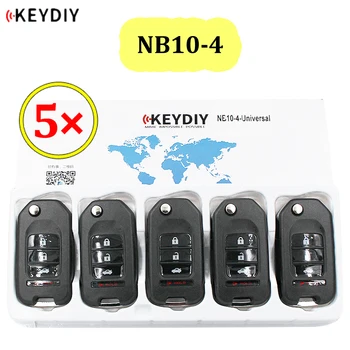 5vnt/daug KEYDIY 3+1 Mygtuką, Daugiafunkcinis Nuotolinio Valdymo NB10-3+1 NB10-4 NF Serijos KD900 URG200 KD-X2 visos funkcijos viename