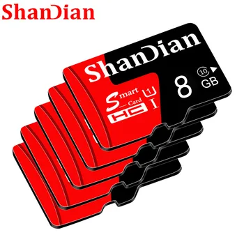 SHANDIAN Smart sd kortelę 128gb 64gb Smart sd 32gb Mini Kortelė 16gb Class 10 samrtphone ir table PC Originalios Atminties Kortelės