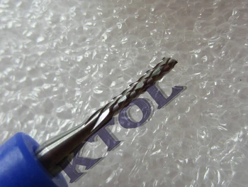 Žemyn Pjovimo 1/8*1,5 mm - PCB Spausdintinių plokščių kelvedžio bitai nustato NAUJUS karbido pabaigos pjovimo frezavimo CNC gręžimo mašina