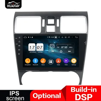 DSP Android 9 GPS Navigacija, Automobilinis DVD grotuvas, Subaru WRX/XV-2016 m. auto radijas auto stereo žaidėjas galva uint multimedijos 4+64G