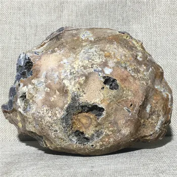 Natūralus Agatas geode kvarco kristalo pavyzdys Namo, buto apdailos akmenų ir kristalų Reiki healing ametistas