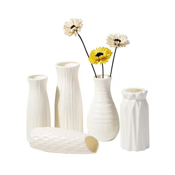 Šiaurės Plastikinė Vaza Gėlėms Kambarį Modernių Namų Aksesuarų, Papuošalų Kūrybos, Paprasta ir Šviežių Vazos, Dekoratyvinės