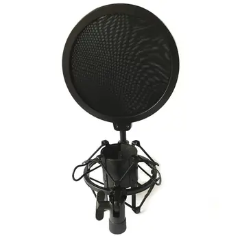 Profesionalus Mikrofonas Mic Shock Mount Su Shield Išsakant Galvos Strėlės Ilginimas Aukštis Mikrofono Laikiklio Stovas Laikiklis