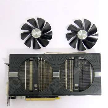 SAPPHIRE AMD Radeon NITRO+/IMPULSO RX580 Grafikos plokštės Aušinimo Ventiliatorius RX470 RX570 RX480 RX580 RX590 4G/8G Aušintuvas Ventiliatoriai Vaizdo plokštės