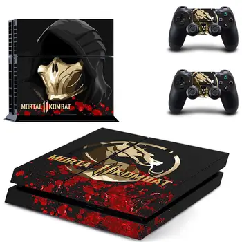Mortal Kombat PS4 Lipdukai Play station 4 Odos PS 4 Lipdukai Lipdukas Padengti PlayStation 4 PS4 Konsolės & Valdytojas Odos, Vinilo