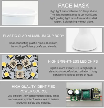 AC85-265V Led prožektoriai, 8W RGB LED Lempos Pagrindo GU10 SMD 5050 led 16 spalvų, šviesos srautą galima reguliuoti ir SPINDULIŲ Nuotolinio valdymo pultas Su atminties naktį šviesos