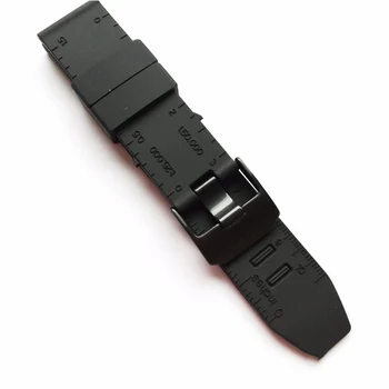 23 mm Watchband už Luminox Žiūrėti Dirželis juosta Su Guma Diržas Metalo Sagtimi Apyrankė Juoda Pakeitimo Diržas