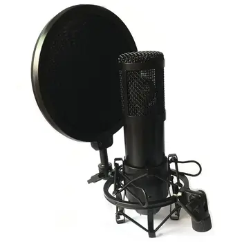 Profesionalus Mikrofonas Mic Shock Mount Su Shield Išsakant Galvos Strėlės Ilginimas Aukštis Mikrofono Laikiklio Stovas Laikiklis
