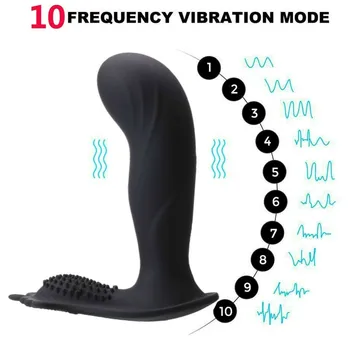 Drugelis Nešiojami dvigubai Kelnaitės Vibratorius Nuotolinio Sekso mašina suaugusiems erotiniai žaislai moteris Masturbator makšties Clit Stimuliatorius 18+