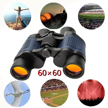 60X60 Žiūronai Hd Aukšto Aiškumo Teleskopas 10000M Didelės Galios Lauko Medžioklės Optinis Lll Naktinio Matymo žiūronų Fiksuoto Mastelio