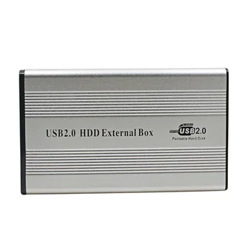 TISHRIC Išorinį USB 2.0 IDE Konteinerių Standžiojo Disko Tvarkyklės HDD Dėžutės Gaubtas, Adapteris iš 2.5' 500GB 1 TB SSD DVD Optibay