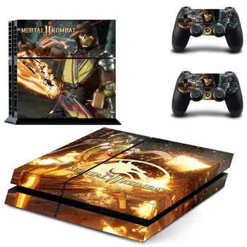 Mortal Kombat PS4 Lipdukai Play station 4 Odos PS 4 Lipdukai Lipdukas Padengti PlayStation 4 PS4 Konsolės & Valdytojas Odos, Vinilo
