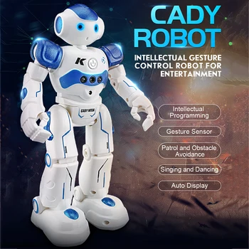 JJR/C JJRC R5 RC Robotas CADY WILI SmartWatch Pažangi Programavimo Švietimo Muzikos, Šokių Robotai Auto Atlikite Gestų Kontrolės Žaislai