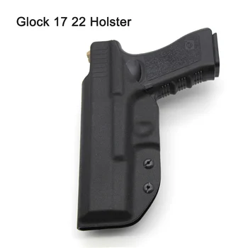 Taktinis IWB KYDEX Ginklą Dėklas, skirtas Glock 17 31 Airsoft Pistoletas Atveju Viduje Paslėpti Nešiotis Ginklą Dėklas Medžioklės Reikmenys