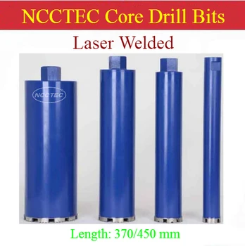 25-180mm * 370/450mm Lazeriu Suvirinti crown diamond core drill bits/1
