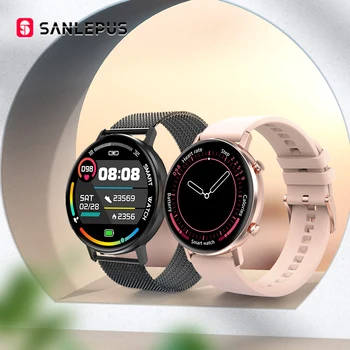SANLEPUS 2020 NAUJAS Smart Žiūrėti Fitneso Apyrankė Vyrams, Moterims Smartwatch Sporto Širdies ritmo Monitorius Vandeniui Skirta 