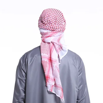 Mados Musulmonų Vyrų Malda Skrybėlę/bžūp Saudo Arabijos Vyrų Šalikas Islamas Turbaną Vyrų Skara Galvą Pledas Hijab Prabanga 2019 Rožinės spalvos Skara