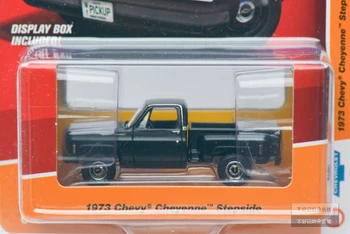 AUTO PASAULYJE AW AUTOMOBILIŲ 1/64 1973 Chevy Cheyenne Stepside Chevrolet pickup Collector Edition Metalo Diecast Modelio Automobiliai Vaikams, Žaislų, Dovanų