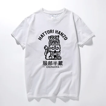 Hattori Hanzo T-Shirt Įkvėpė Nužudyti Bilą Filmas Juokingi marškinėliai samurajus kardas Medvilnės, trumpomis rankovėmis marškinėlius camisetas hombre
