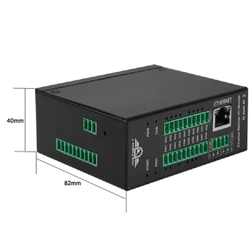 Didelis Stabilumas Modbus Master Ethernet Nuotolinio IO Modulio, Optinio-izoliuotas Skaitmeninių Įėjimų palaiko Impulsų skaičiavimo