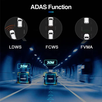 E-ACE D15 Brūkšnys Kamera 12.0 Colių Galinio vaizdo Veidrodis 1080P FHD Vaizdo įrašymo 4G Android 8.1 Dashcam GPS Navigacijos ADAS Registratorius