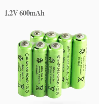 10psc/daug NI-MH baterija 1.2 v 600mah, AAA, nuotolinio valdymo pultas RC žaislai įkrovimo batteria didmeninės kainos, Elektriniai įrankiai