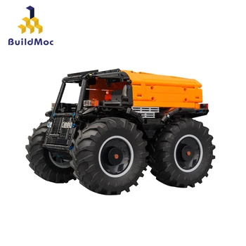 BuildMOC ATV Automobiliai, Transporto priemonės RC Motorinių Galios Funkcija 10677 Technicle Kūrimo Bloką Plytų Žaislai Vaikas Dovanos Urmu Švietimo Duomenys